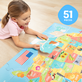 Map Floor Puzzle - 51 Pieces L4
