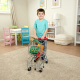 Metal Grocery Shopping Cart Toy J3