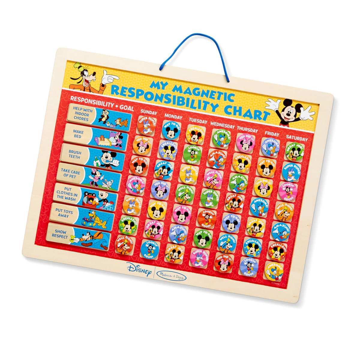 Mickey Mouse My Magnetic Responsibility Chart N5