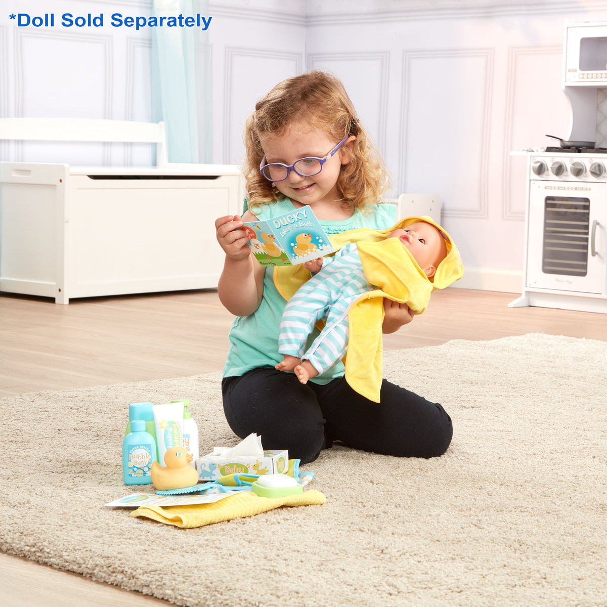 Mine to Love Changing & Bathtime Play Set L9