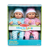 Mine to Love Twins Luke & Lucy Dolls C3