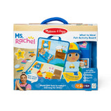 Ms. Rachel™ What to Wear Felt Activity Board O5
