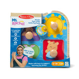 Ms. Rachel™ Wooden Peek-a-Boo Jumbo Peg Puzzle – 4 Pieces K0