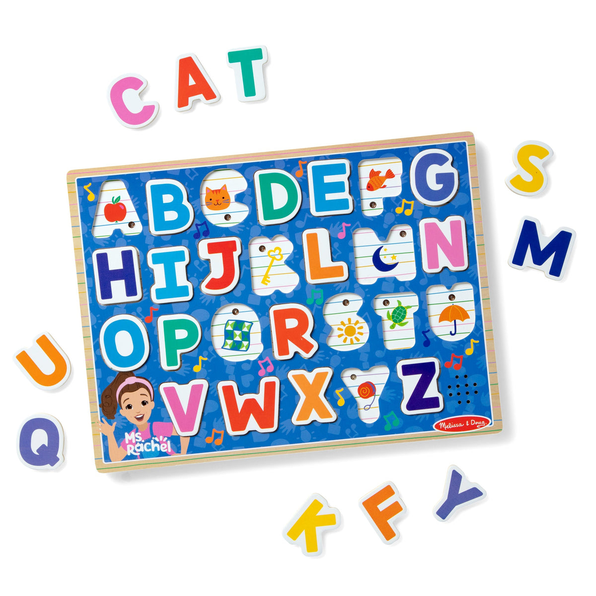 Ms. Rachel™  Wooden Phonics Alphabet Sound Puzzle - 26 Pieces W5
