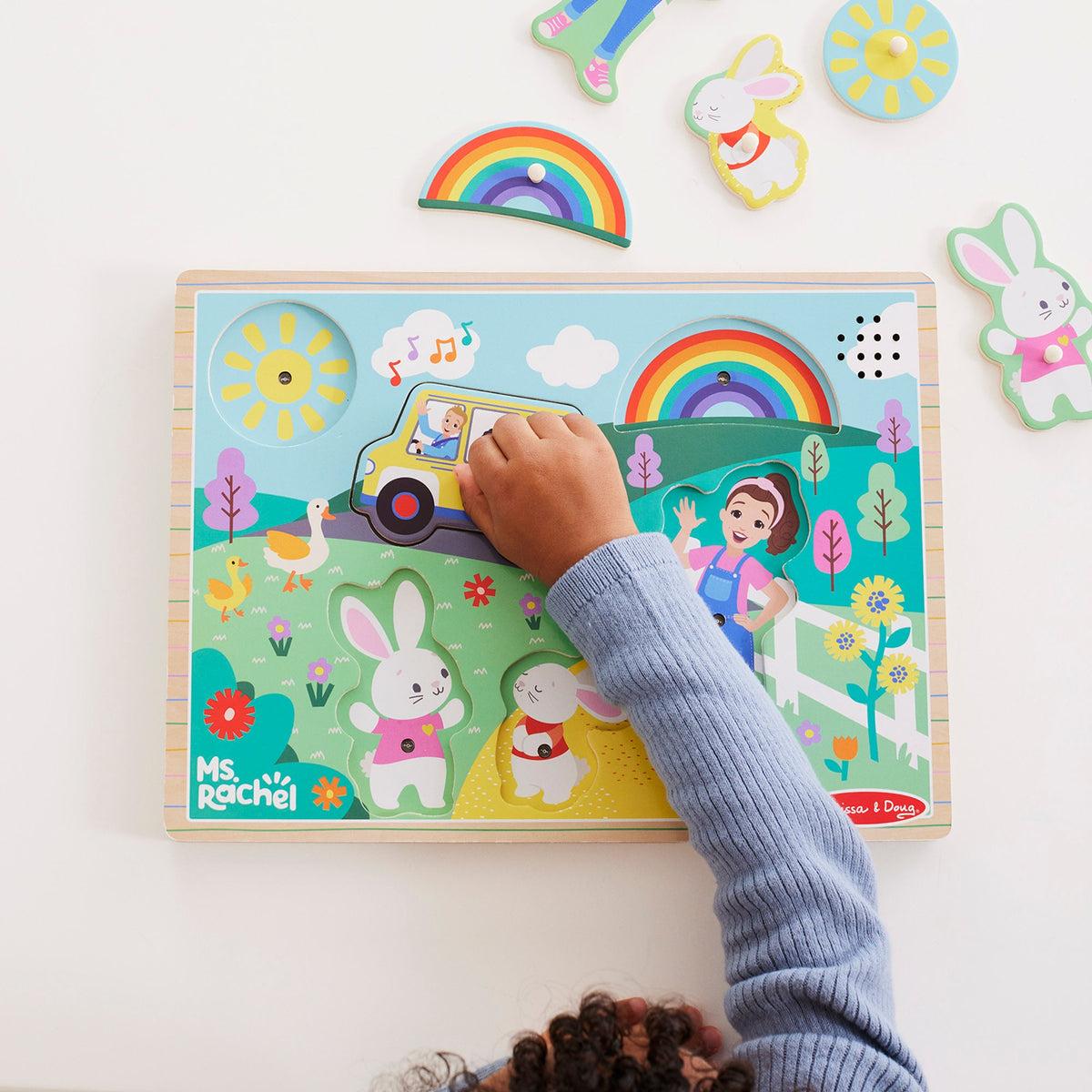 Ms. Rachel™ Wooden Song Puzzle – 6 Pieces W6