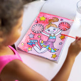 My First Paint With Water Kids' Art Pad With Paintbrush - Cheerleaders, Flowers, Fairies, and More A1