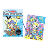 My First Paint With Water Kids' Art Pad With Paintbrush - Pirates, Space, Construction, and More R8