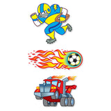 My First Temporary Tattoos: 100+ Kid-Friendly Tattoos - Adventure, Creatures, Sports, and More Z3