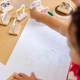 My First Wooden Stamp Set - Farm Animals L5
