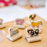 My First Wooden Stamp Set - Farm Animals L5