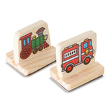 My First Wooden Stamp Set - Vehicles M5