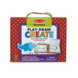 Natural Play: Play, Draw, Create Reusable Drawing & Magnet Kit – Dinosaurs M3