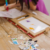 Natural Play: Play, Draw, Create Reusable Drawing & Magnet Kit – Dinosaurs M3