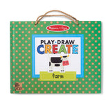 Natural Play: Play, Draw, Create Reusable Drawing & Magnet Kit – Farm U6