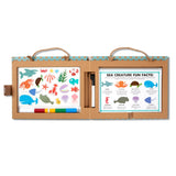 Natural Play: Play, Draw, Create Reusable Drawing & Magnet Kit – Ocean Z3