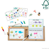 Natural Play: Play, Draw, Create Reusable Drawing & Magnet Kit – Ocean Z3