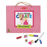 Natural Play: Play, Draw, Create Reusable Drawing & Magnet Kit – Princesses S0
