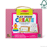 Natural Play: Play, Draw, Create Reusable Drawing & Magnet Kit – Princesses S0