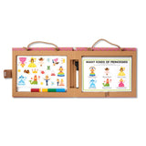Natural Play: Play, Draw, Create Reusable Drawing & Magnet Kit – Princesses S0