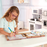 Natural Play: Play, Draw, Create Reusable Drawing & Magnet Kit – Princesses S0