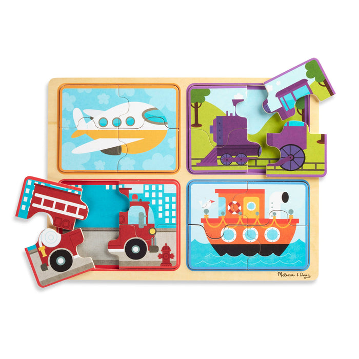 Natural Play Wooden Puzzle: Ready, Set, Go G0