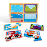 Natural Play Wooden Puzzle: Ready, Set, Go G0