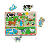 Old MacDonald's Farm Song Puzzle - 8 Pieces F0