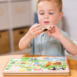 Old MacDonald's Farm Song Puzzle - 8 Pieces F0