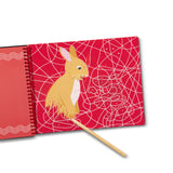 On the Go Scratch Art Color Reveal Pad - Animal Families O8