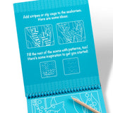 On the Go Scratch Art Color-Reveal Pad -  Sea Life W9