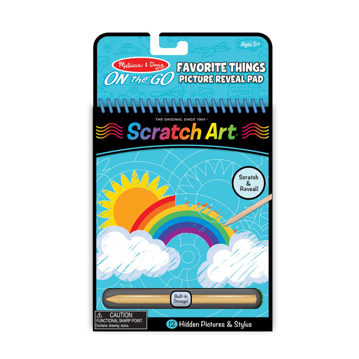 On the Go Scratch Art Picture Reveal Pad - Favorite Things N2