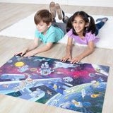 Outer Space Glow-in-the-Dark Floor Puzzle – 48 Pieces V7