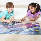 Outer Space Glow-in-the-Dark Floor Puzzle – 48 Pieces V7