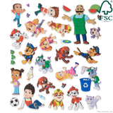 PAW Patrol Restickable Puffy Stickers - Adventure Bay N7
