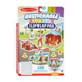 PAW Patrol Restickable Stickers Flip-Flap Pad - Classic Missions M6