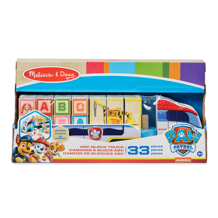 PAW Patrol Wooden ABC Block Truck V1