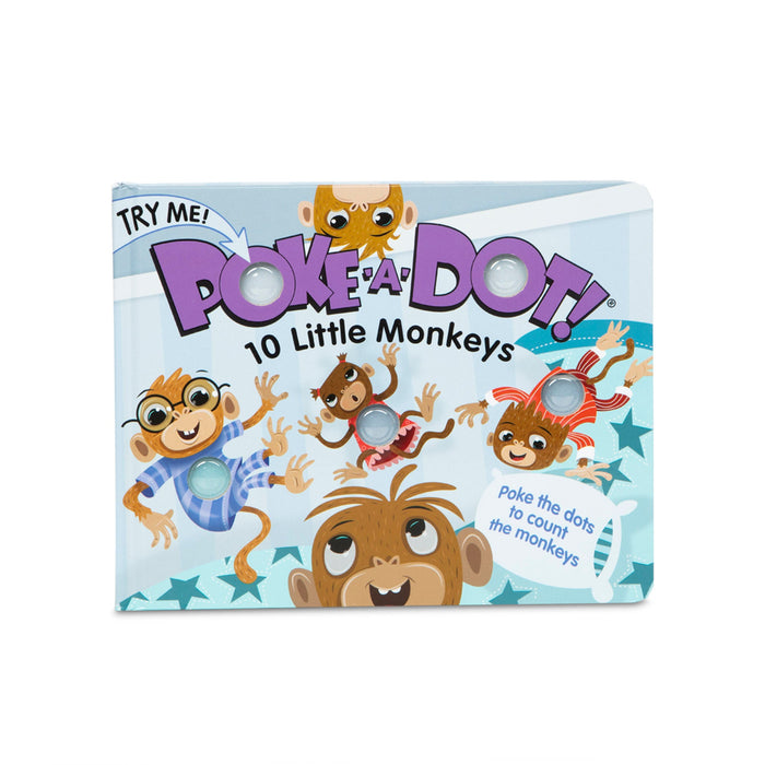 Poke-a-Dot: 10 Little Monkeys Board Book N0
