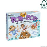 Poke-a-Dot: 10 Little Monkeys Board Book N0