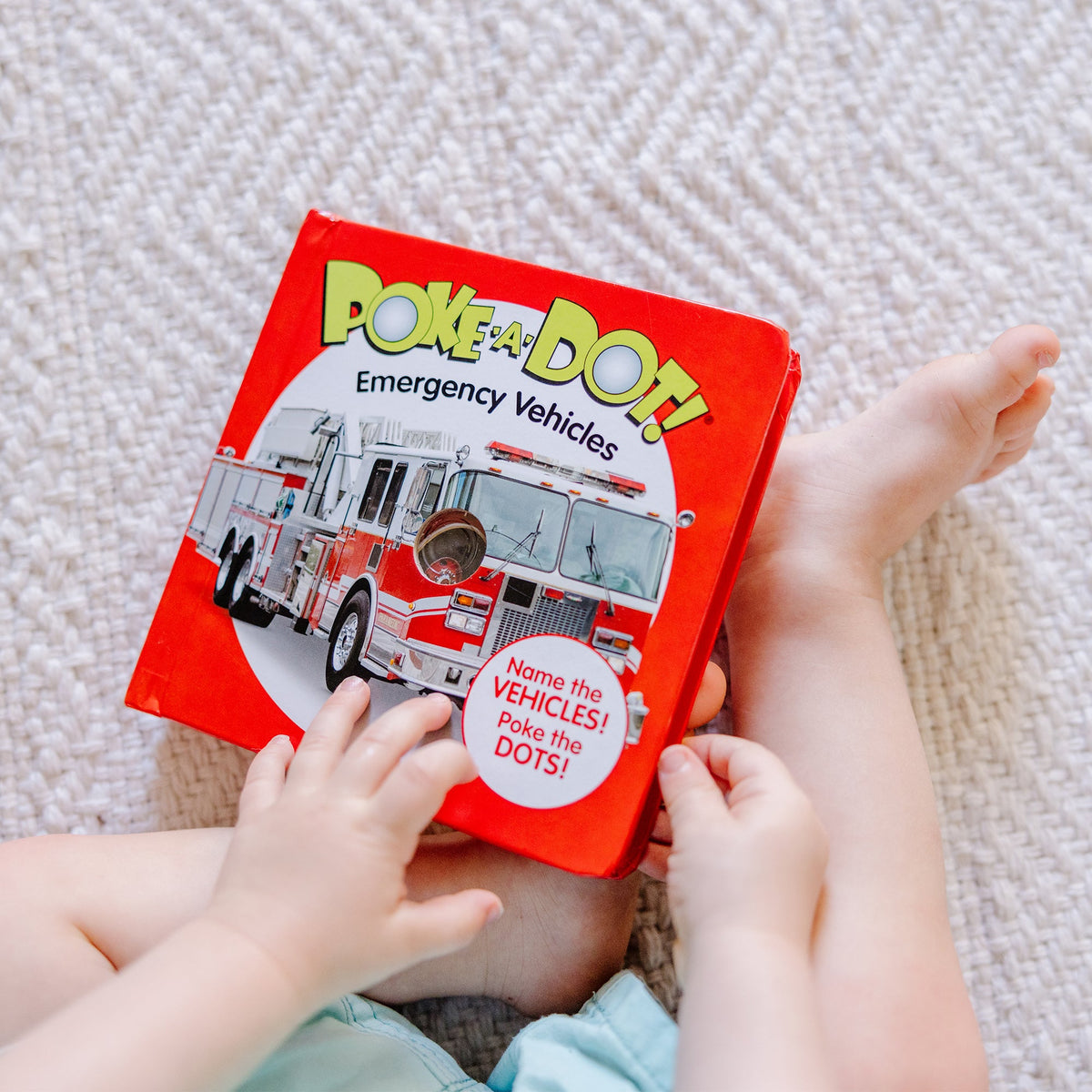 Poke-a-Dot: Emergency Vehicles Board Book P7