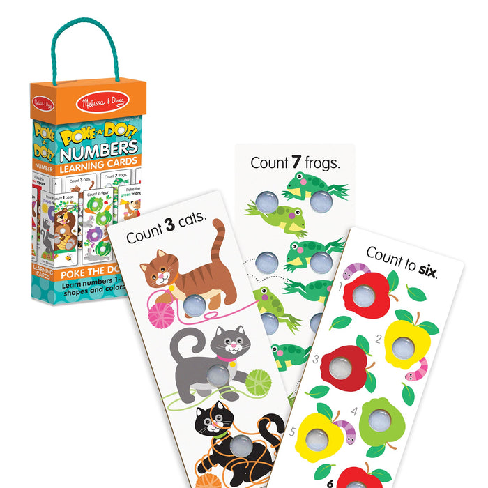 Poke-A-Dot Jumbo Number Learning Cards E6