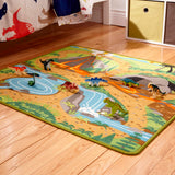Prehistoric Playground Dinosaur Rug X7