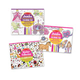 Princess, Fairy, Animals & More Coloring and Sticker Pad Bundle R7