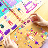 Puffy Sticker Activity Book - Day of Glamour J3