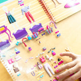 Puffy Sticker Activity Book - Day of Glamour J3