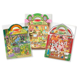 Puffy Sticker Play Set 3-Pack: On the Farm, Safari, Chipmunk House T5