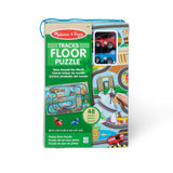 Race Around the World Tracks Floor Puzzle - 48 Pieces F0