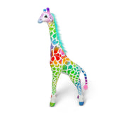 Rainbow Giraffe Lifelike Plush E8