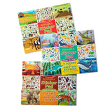 Reusable Sticker Pad 3-Pack: Jungle, Farm, Under the Sea E9