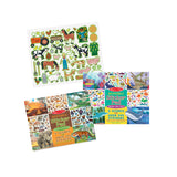 Reusable Sticker Pad 3-Pack: Jungle, Farm, Under the Sea E9