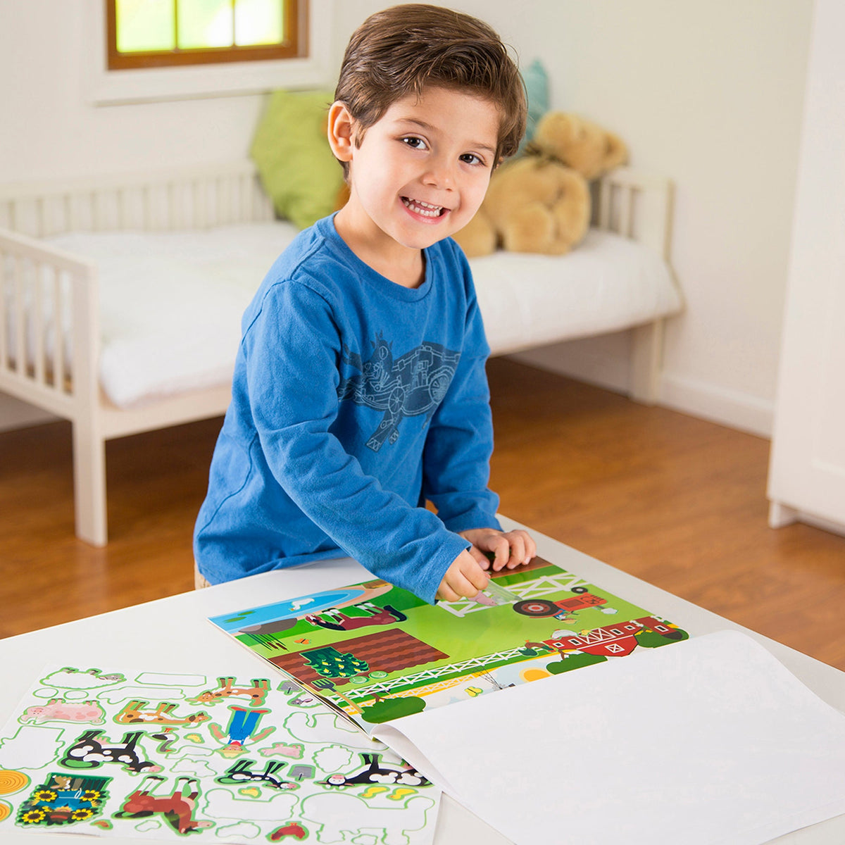 Reusable Sticker Pad 3-Pack: Vehicles, Habitats, Prehistoric O3
